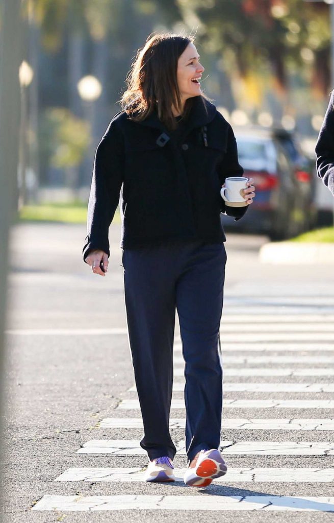 Jennifer Garner in a Black Jacket