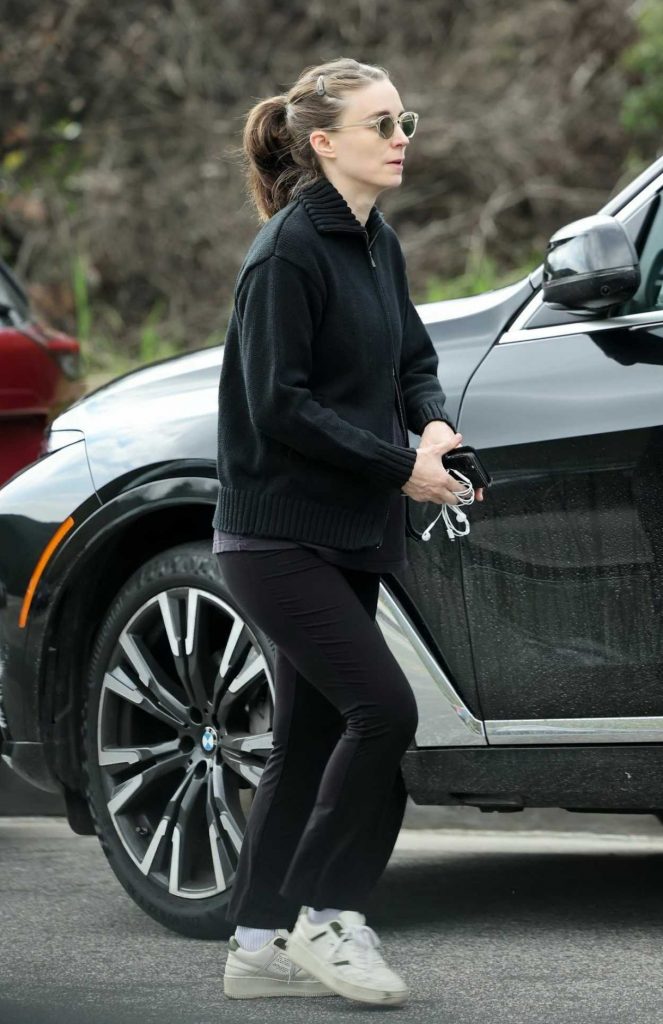 Rooney Mara in a White Sneakers
