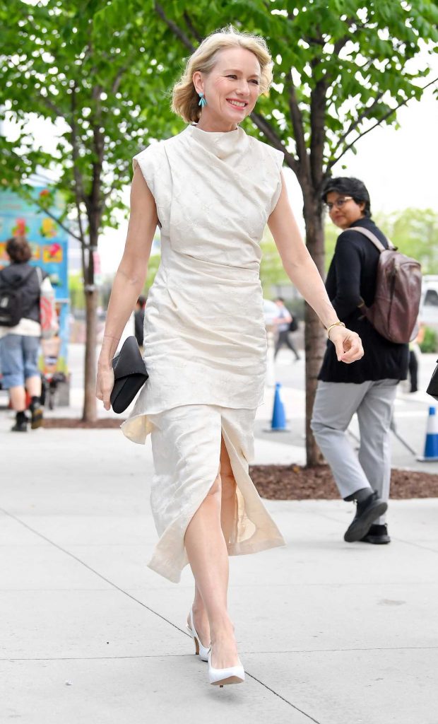 Naomi Watts in a White Dress