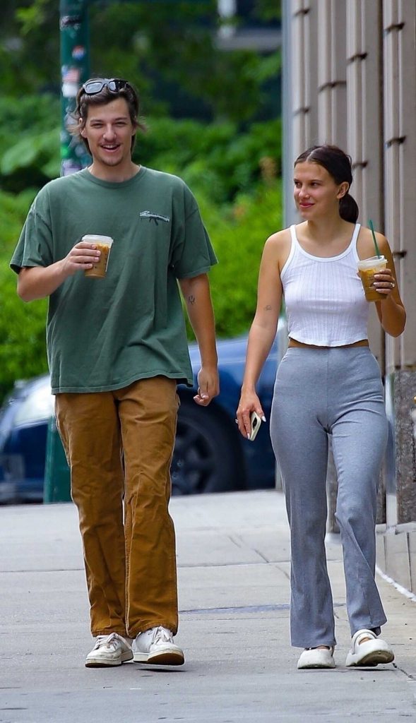 Millie Bobby Brown in a White Top