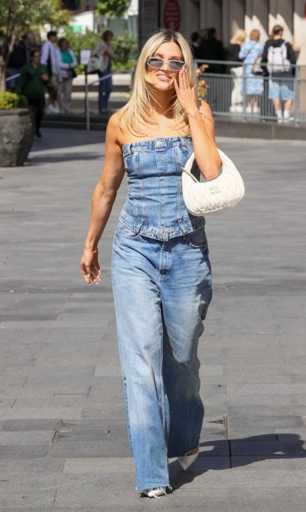 Ashley Roberts in a Double Denim