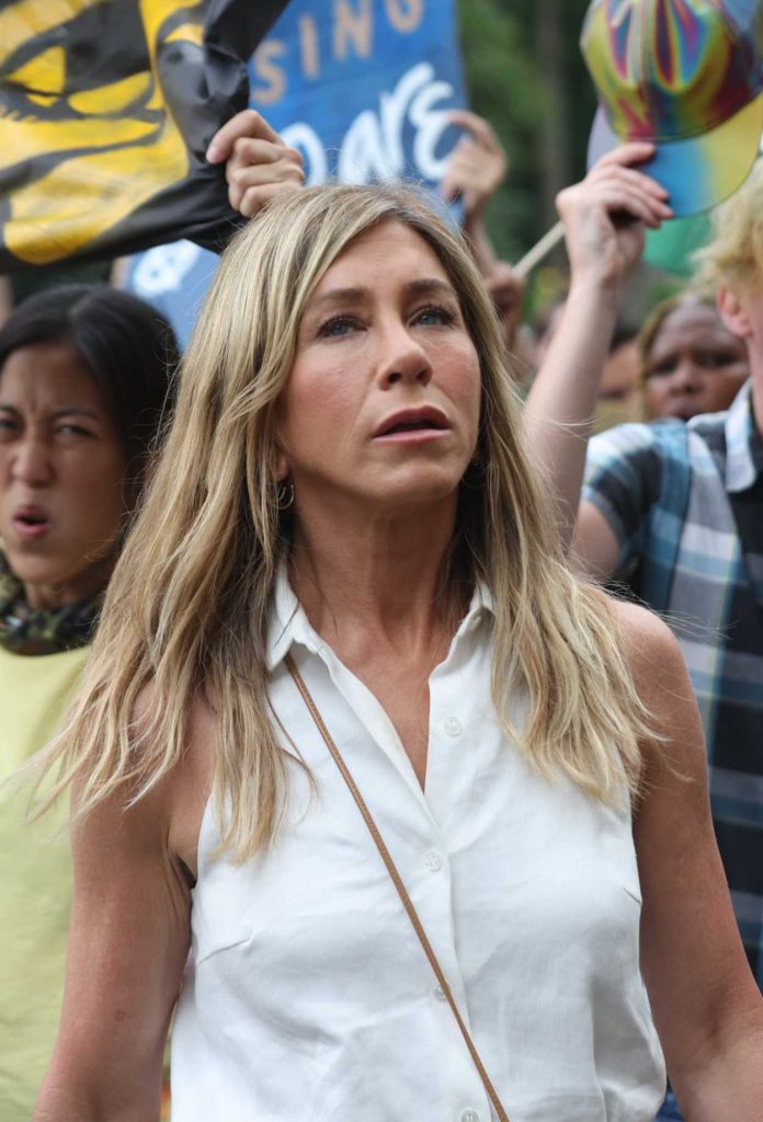 Jennifer Aniston in a White Blouse