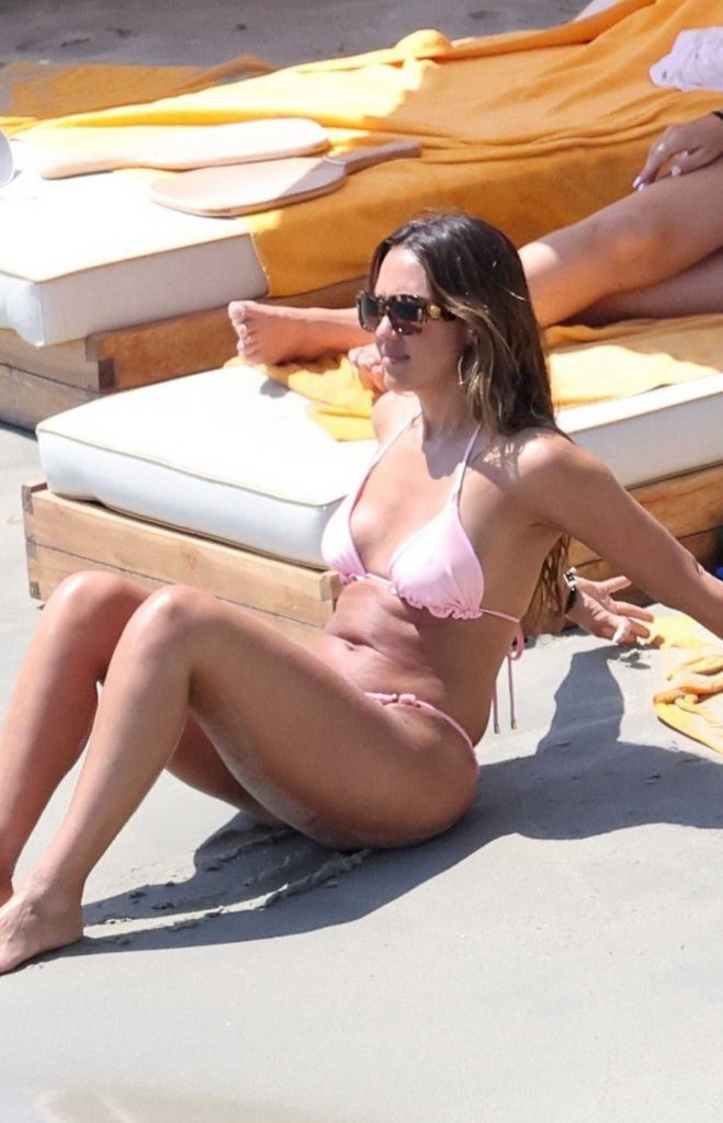 Jessica Alba in a Pink Bikini