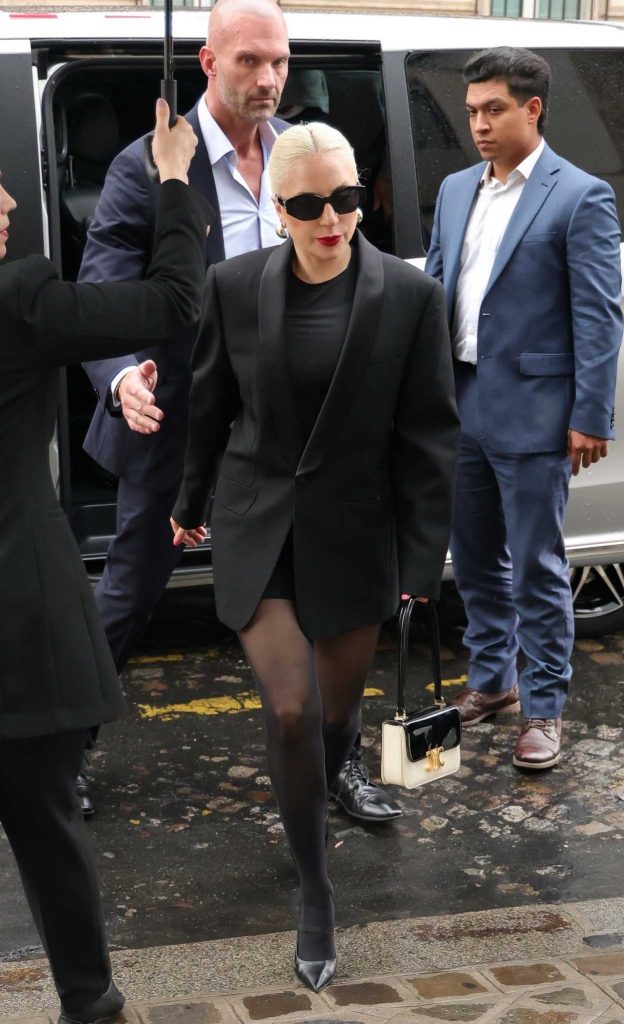 Lady Gaga in a Black Blazer