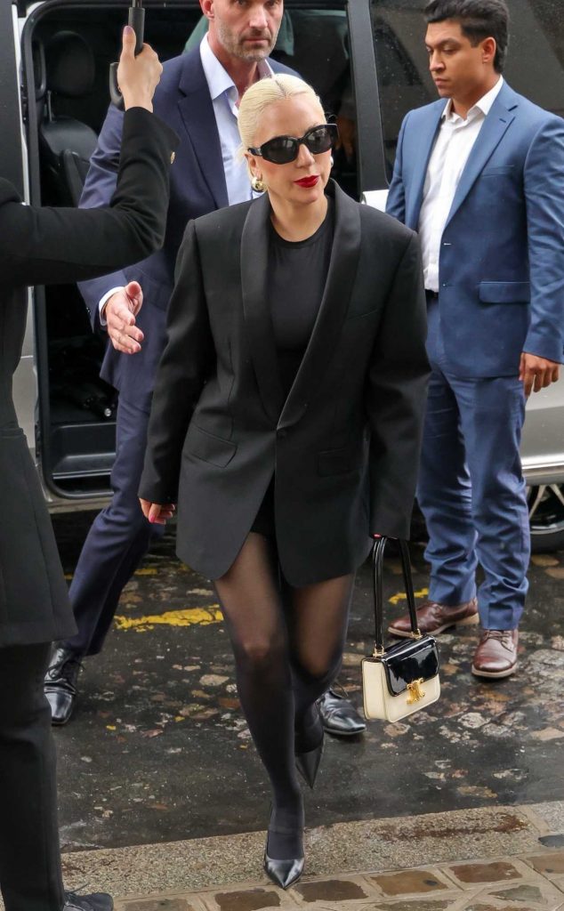 Lady Gaga in a Black Blazer