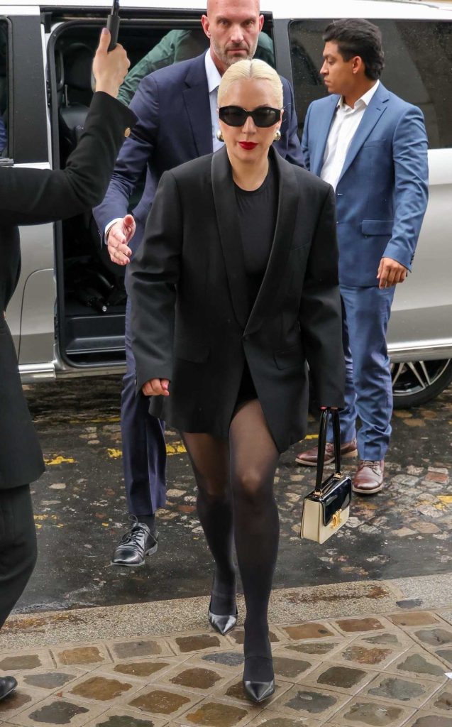 Lady Gaga in a Black Blazer