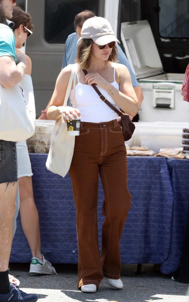 Lucy Hale in a White Top