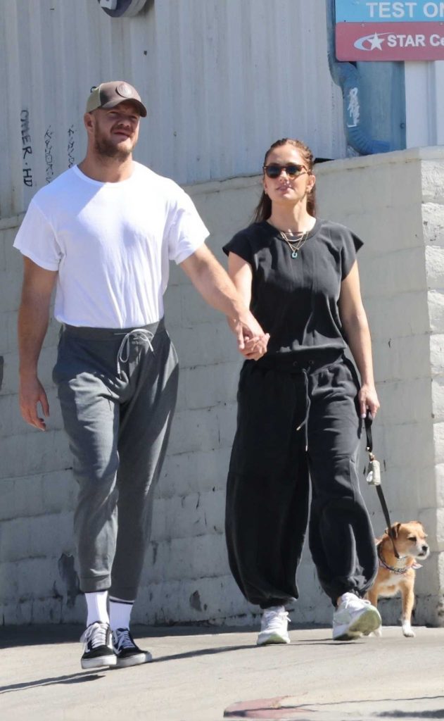 Minka Kelly in a Black Tee