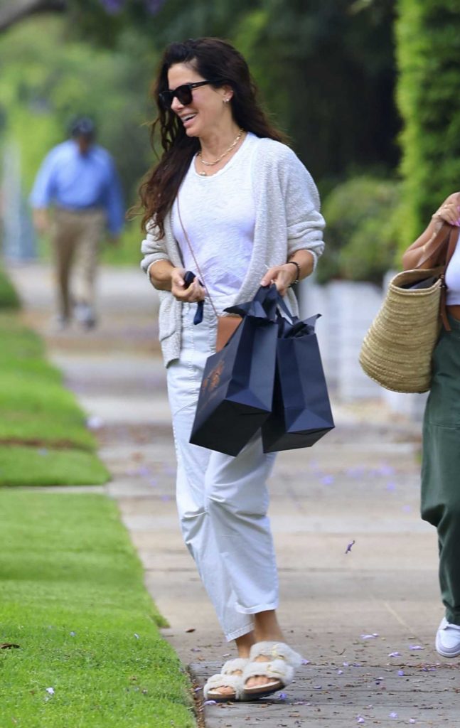 Sandra Bullock in a White Tee