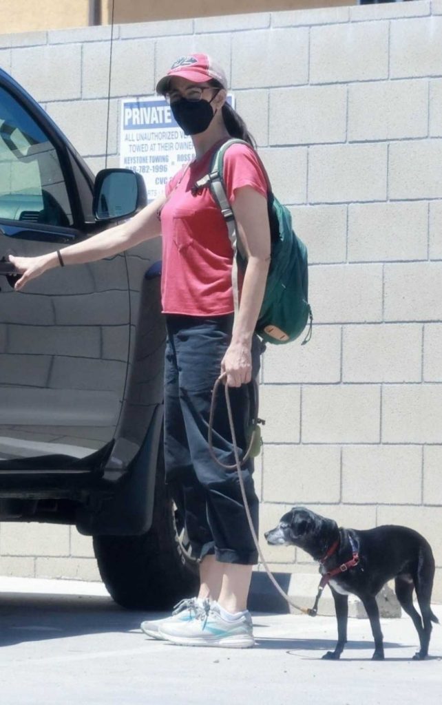 Sarah Silverman in a Red Tee