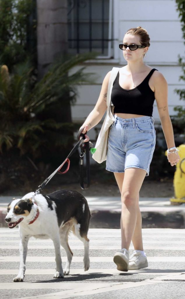 Ava Phillippe in a Black Top