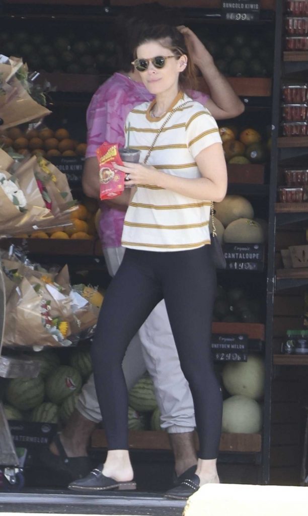 Kate Mara in a Black Leggings