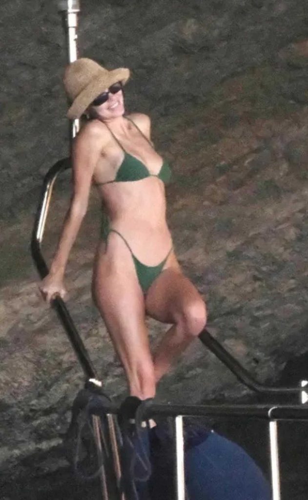 Kendall Jenner in an Olive Bikini