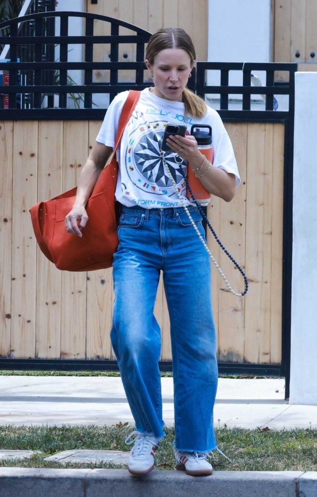 Kristen Bell in a White Tee