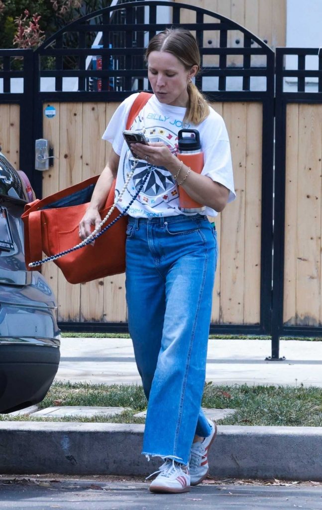 Kristen Bell in a White Tee