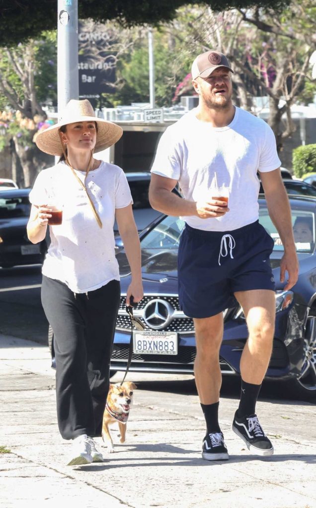 Minka Kelly in a Straw Hat