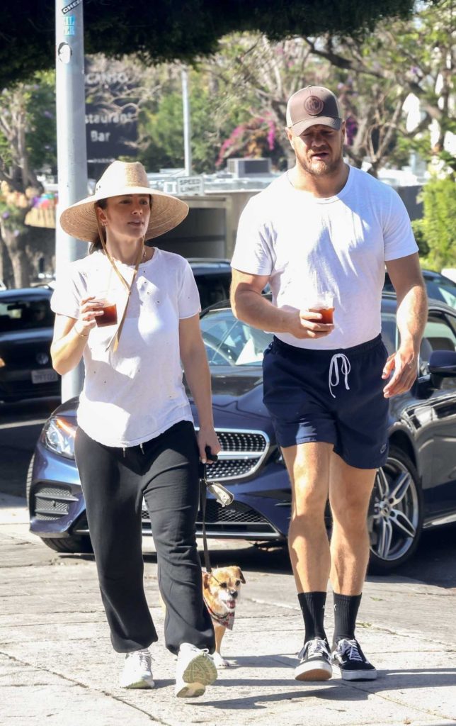 Minka Kelly in a Straw Hat