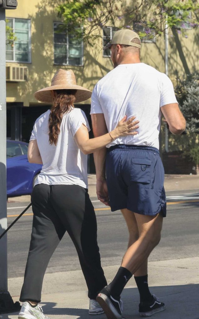 Minka Kelly in a Straw Hat