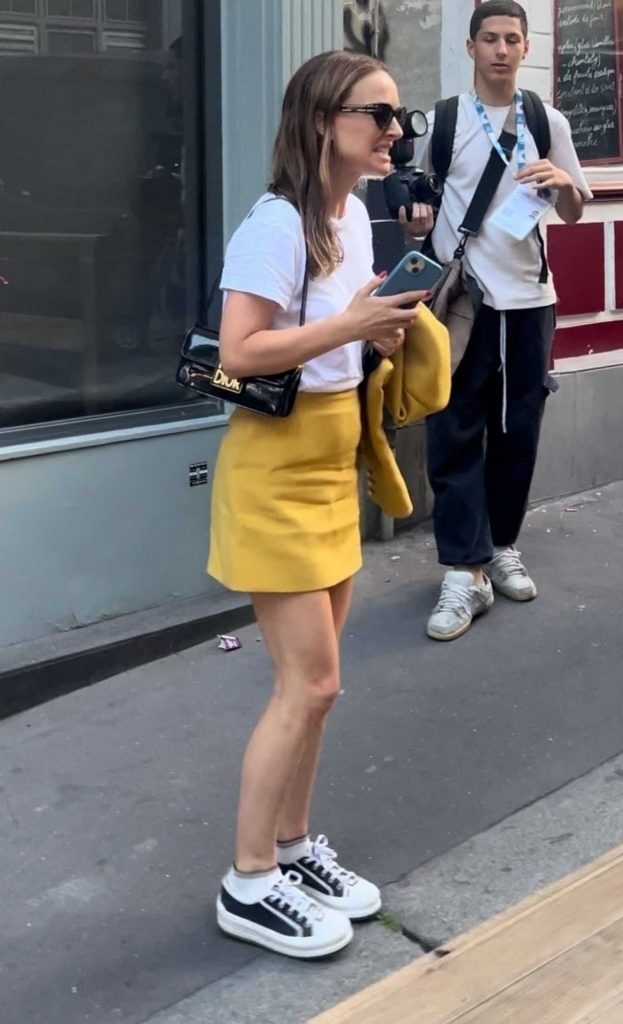 Natalie Portman in a White Tee