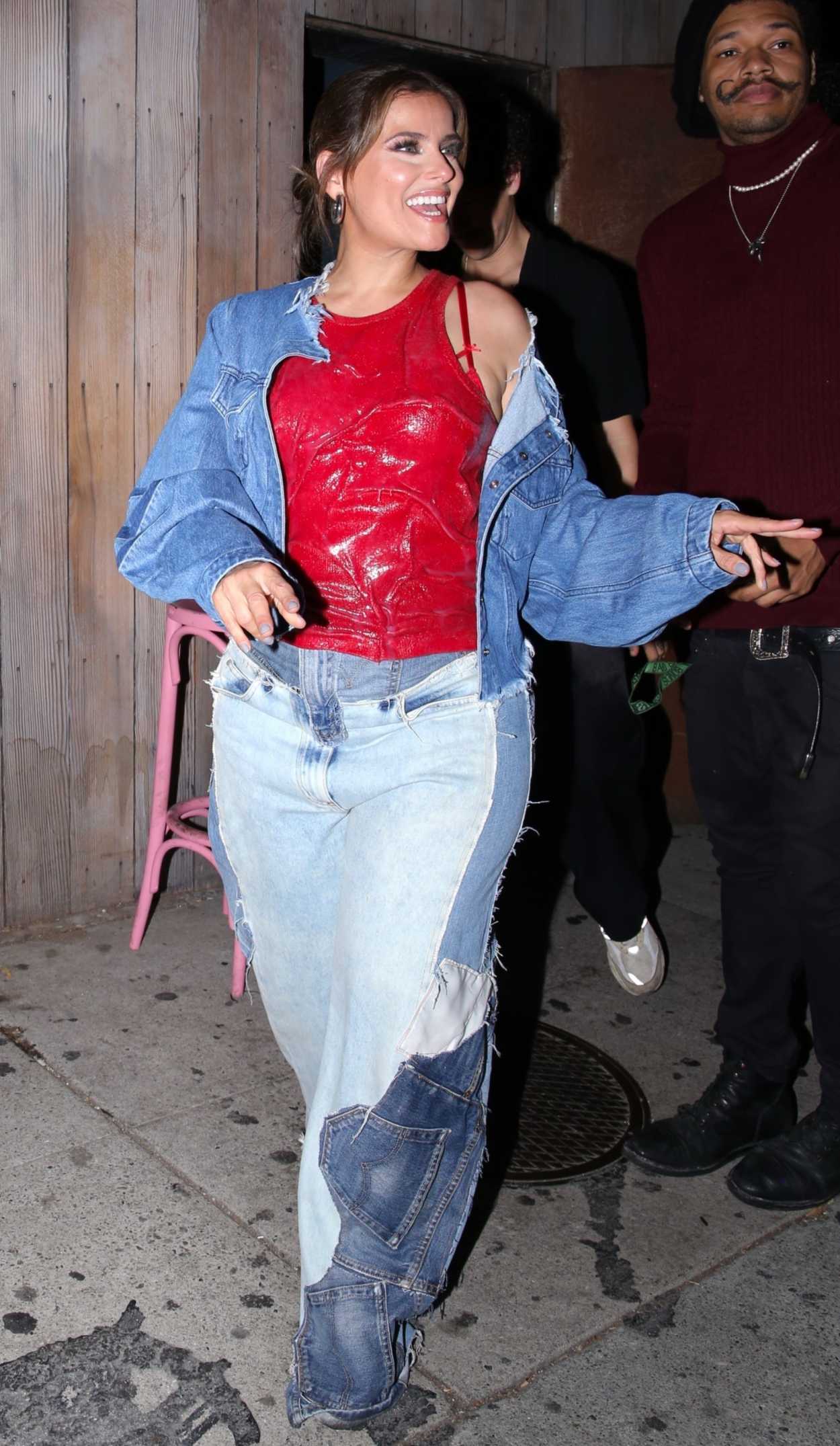 Nelly Furtado in a Red Top