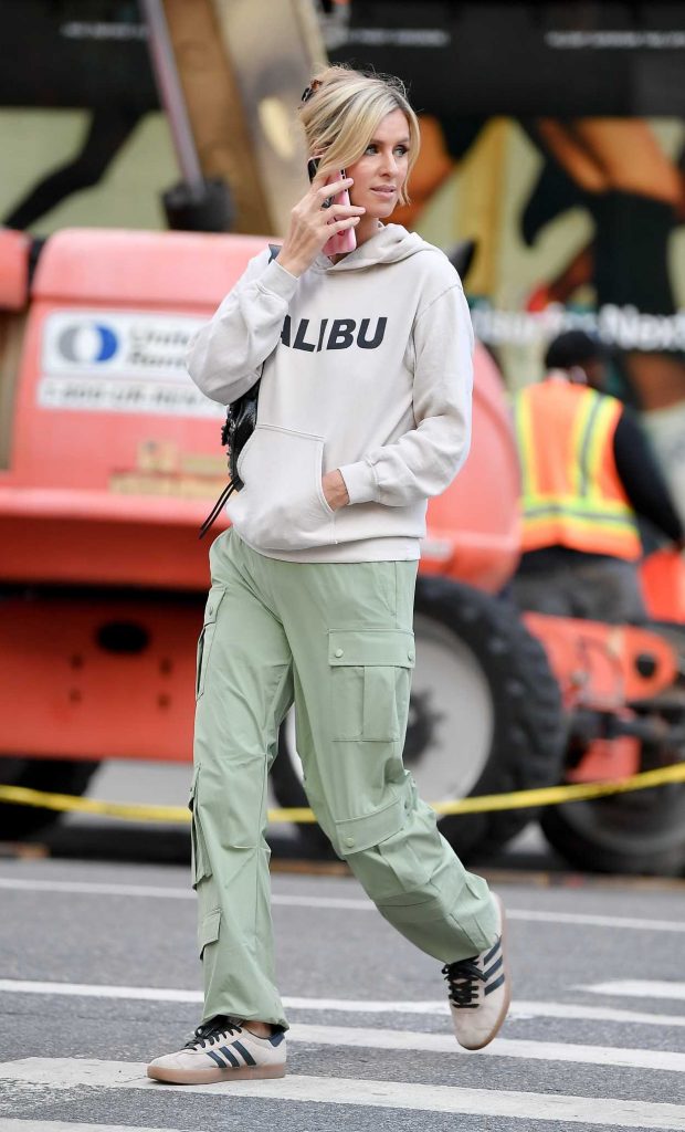 Nicky Hilton in an Olive Pants