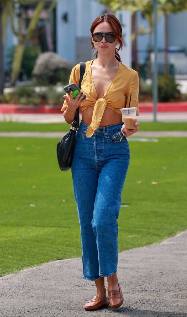 Eiza Gonzalez in a Yellow Top