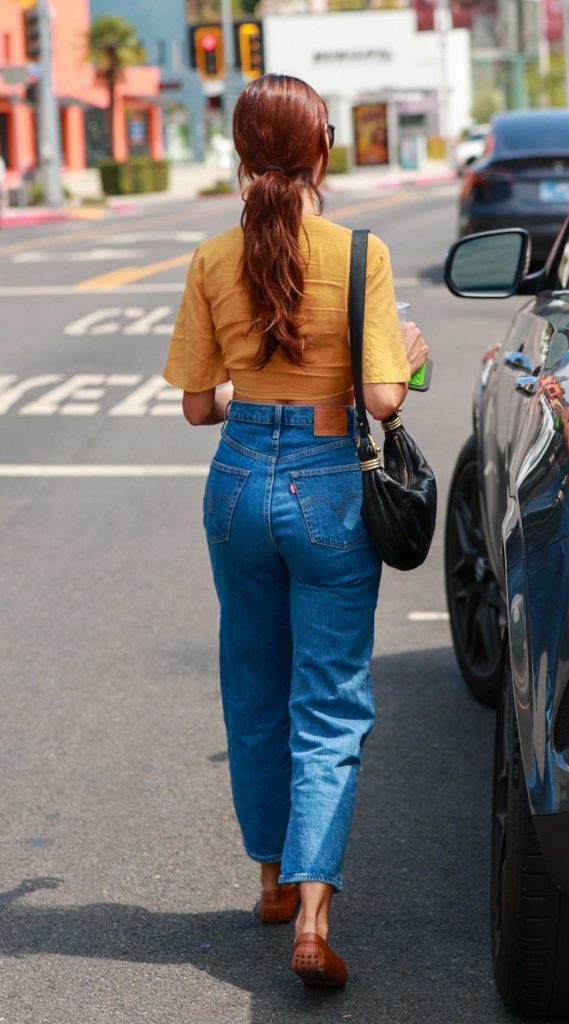 Eiza Gonzalez in a Yellow Top