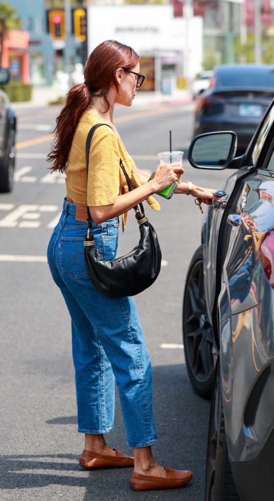 Eiza Gonzalez in a Yellow Top