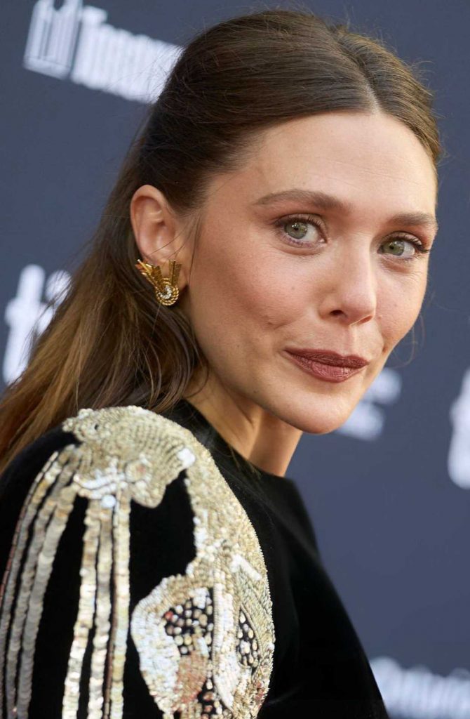 The 35-year-old actress Elizabeth Olsen, who played Elle Brody in the 2014 film “Godzilla”, attends "The Assessment" world premiere at 2024 Toronto International Film Festival in Toronto.