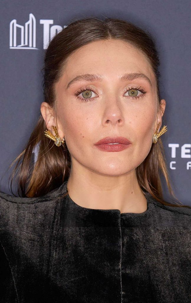 The 35-year-old actress Elizabeth Olsen, who played Elle Brody in the 2014 film “Godzilla”, attends "The Assessment" world premiere at 2024 Toronto International Film Festival in Toronto.