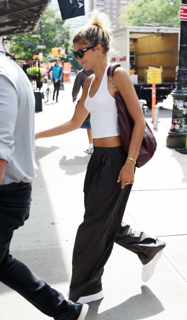 Zendaya in a White Top