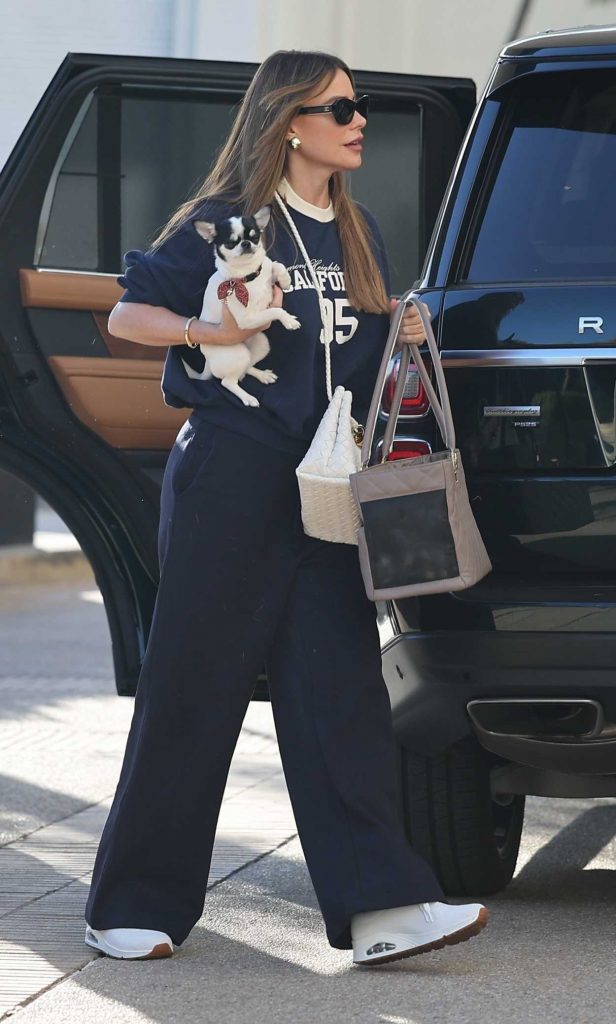 Sofia Vergara in a White Sneakers