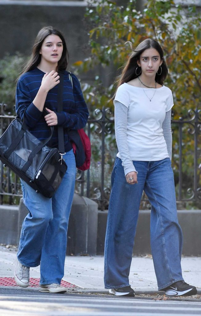 Suri Cruise in Blue Jeans