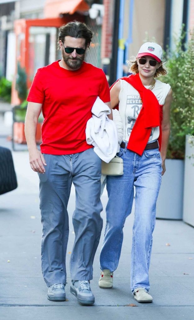 Gigi Hadid in a White Tee