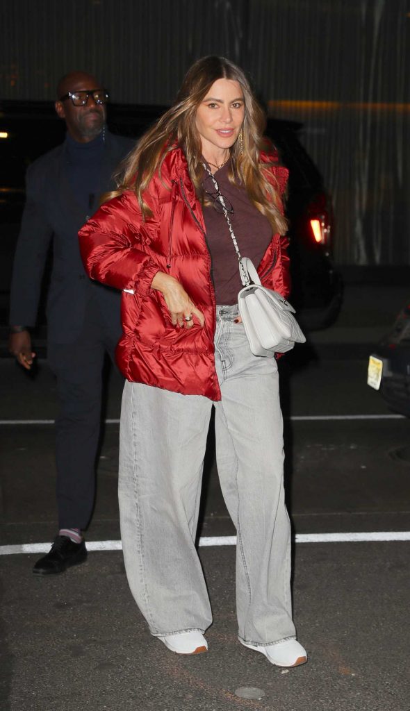 Sofia Vergara in a Red Jacket