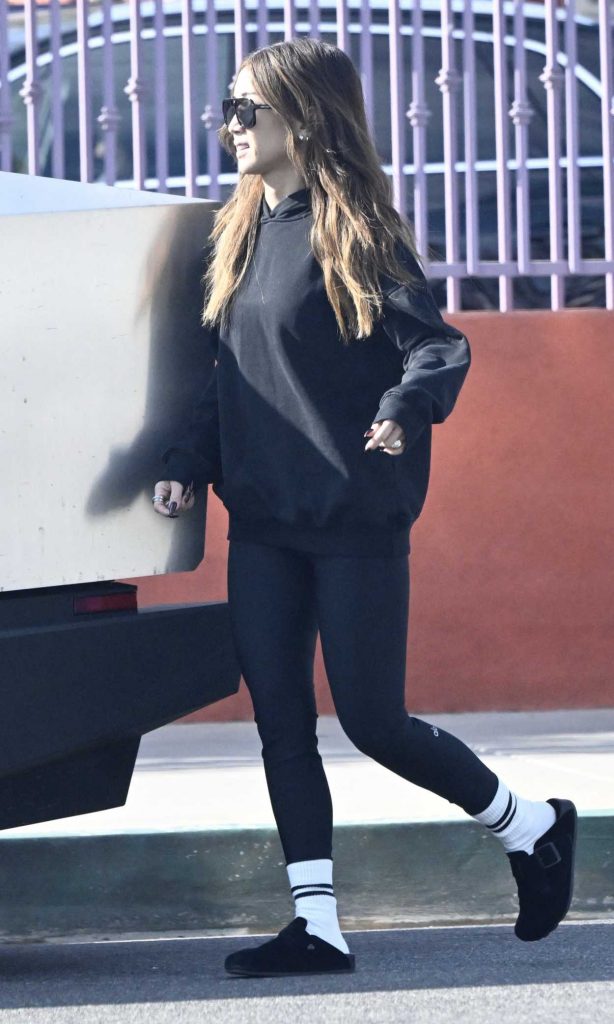 Brenda Song in a Black Hoodie