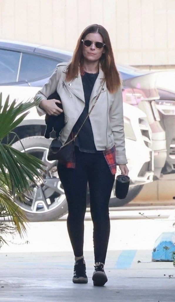 Kate Mara in a Black Sneakers