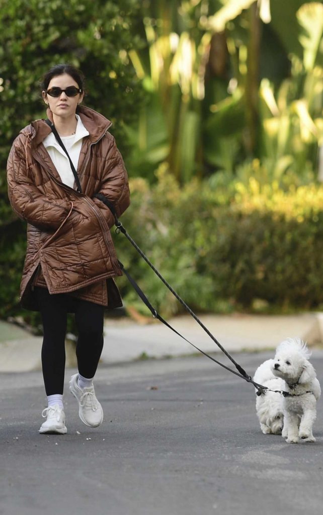 Lucy Hale in a White Sneakers