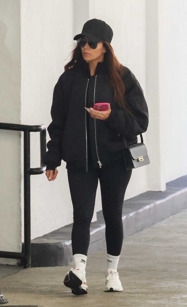 Eva Longoria in a Black Cap