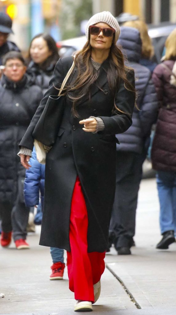 Katie Holmes in a Red Pants