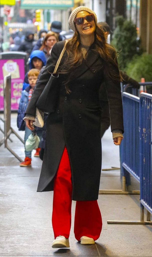 Katie Holmes in a Red Pants