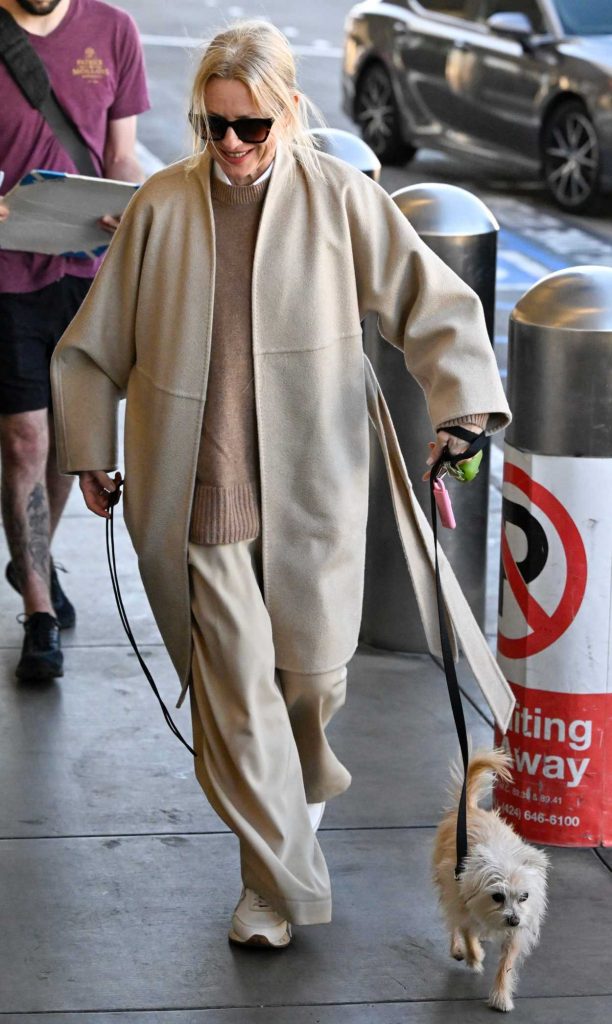 Naomi Watts in a Beige Outfit