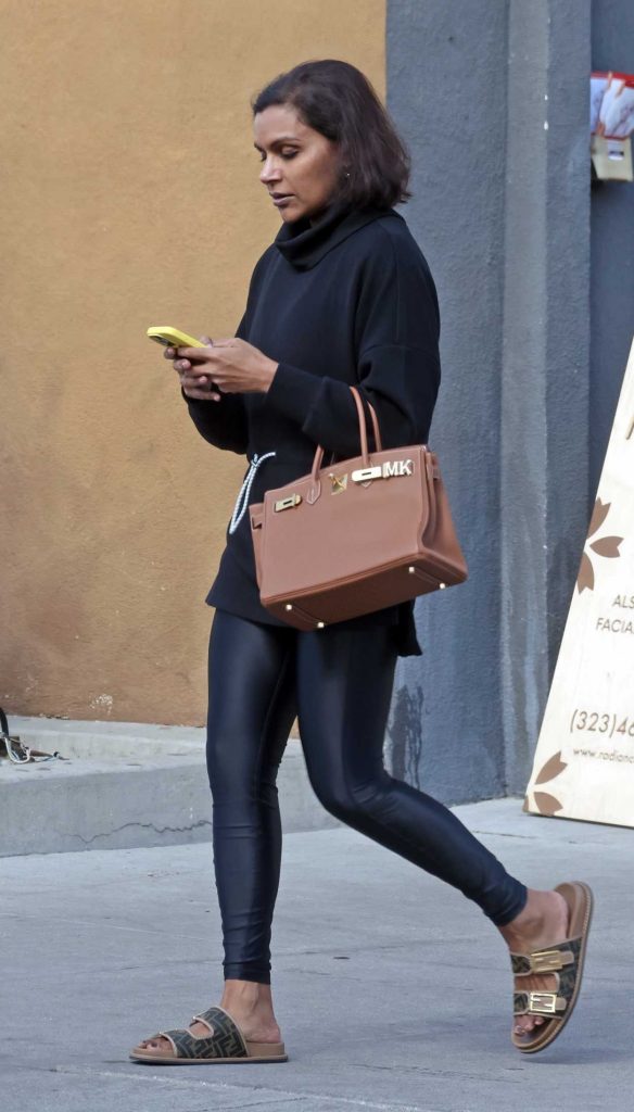 Mindy Kaling in a Black Turtleneck