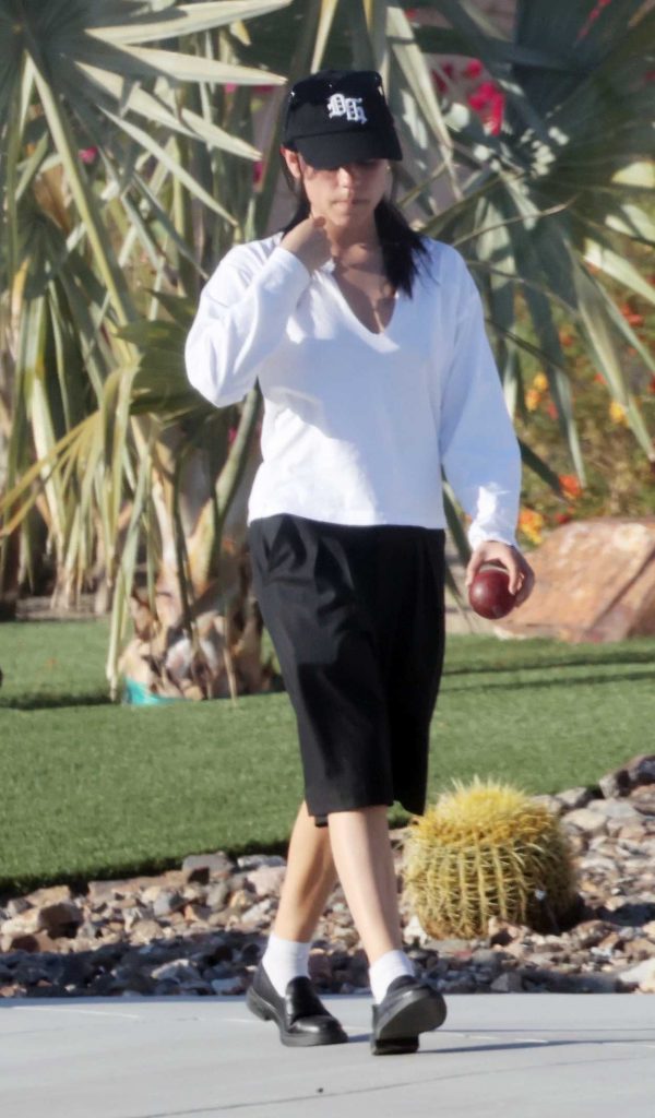 Jenna Ortega in a Black Cap