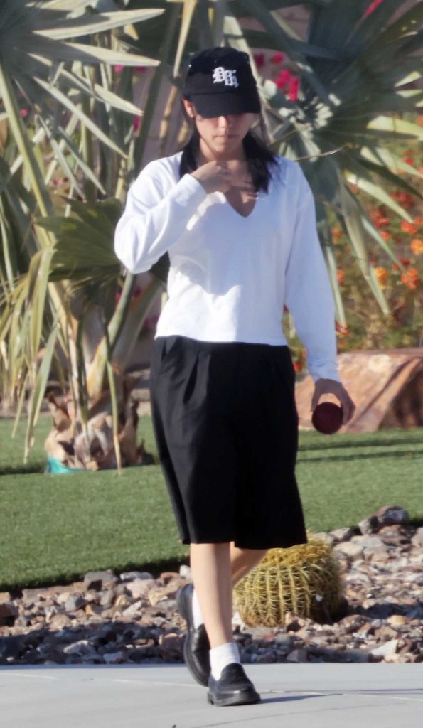 Jenna Ortega in a Black Cap