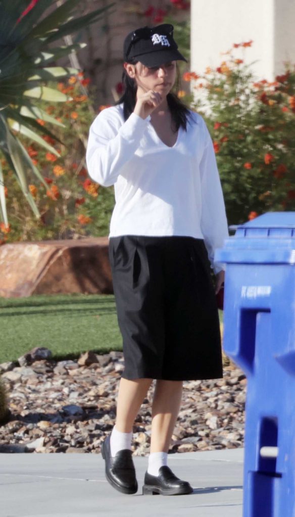 Jenna Ortega in a Black Cap