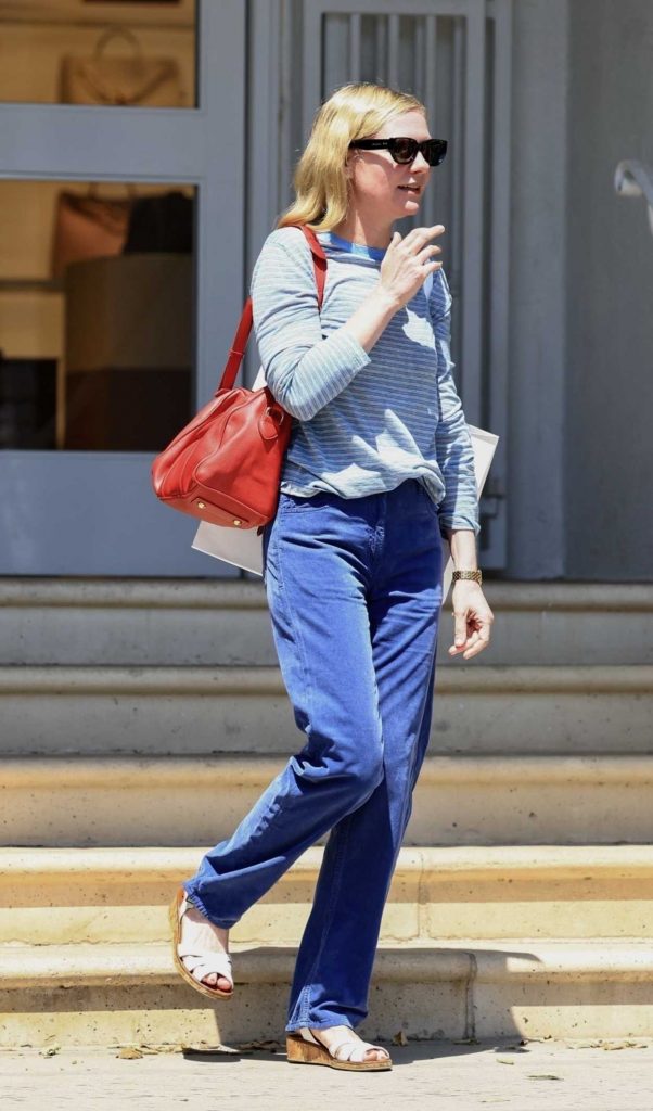 Kirsten Dunst in a Blue Pants