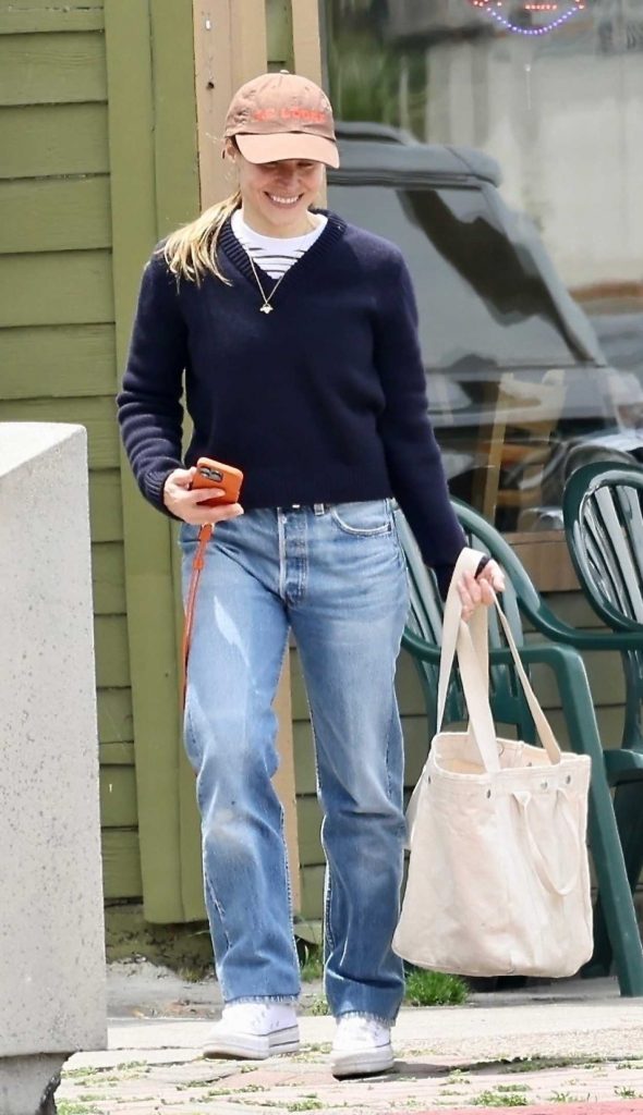 Kristen Bell in a Blue Jeans