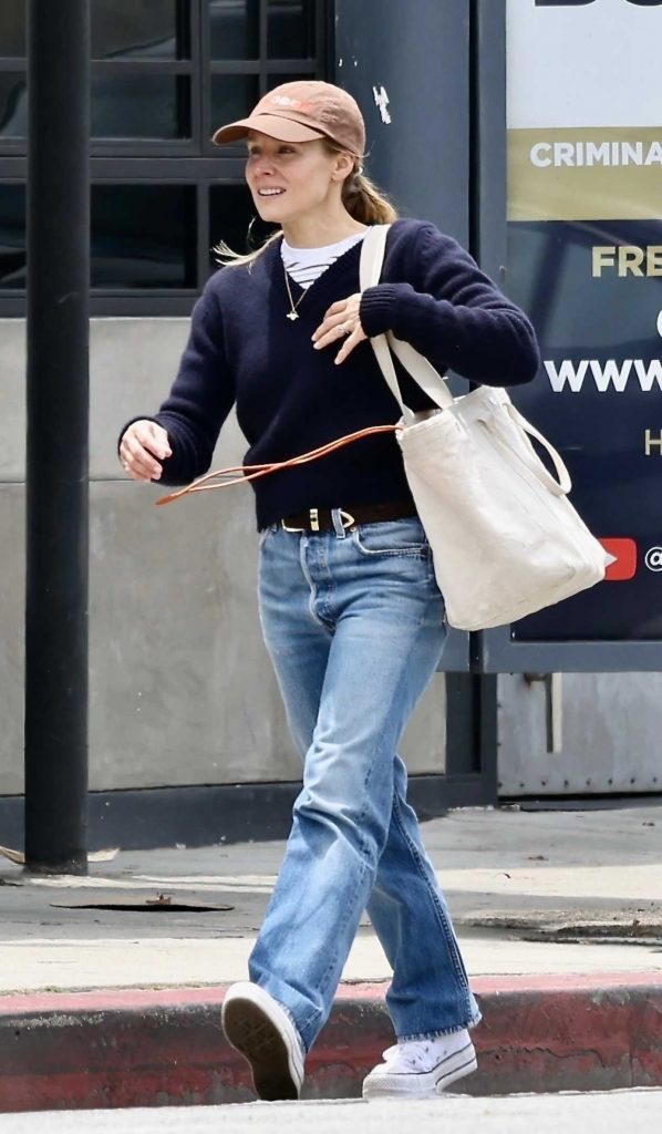 Kristen Bell in a Blue Jeans