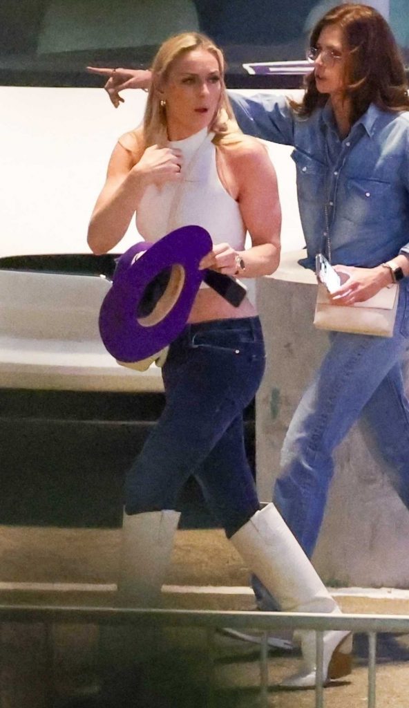 Lindsey Vonn in a White Top